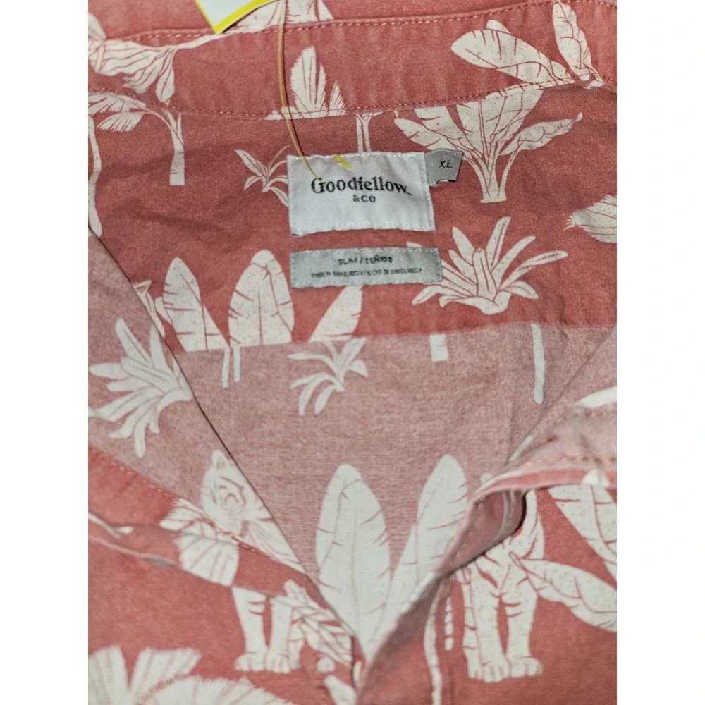 Men's Hawaiian Type Button Down Shirt. Goodfellow & Co. Sz XL. Spring/Beach